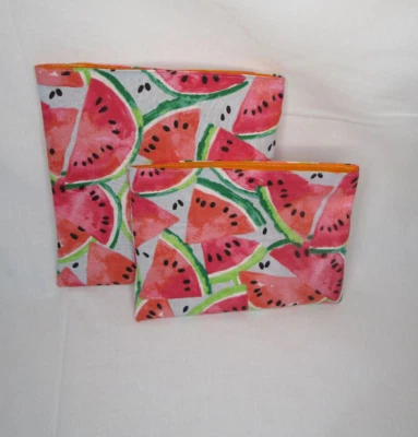 Экологически чистый многоразовый мешок для закусок сэндвич сумка арбуз лакомство сумка набор из 2 - Изображение 1 из 4