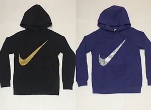 Nike Big Swoosh Überziehbar Freizeit Hoodie Jacke Mädchen Jugendliche Jugendliche [915388] - Bild 1 von 13