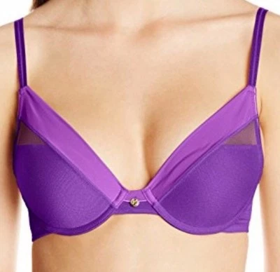  NATORI 733084 SUJETADOR PUSH UP ARRIESGADO MORADO TALLA 32DD Foto 1 de 4