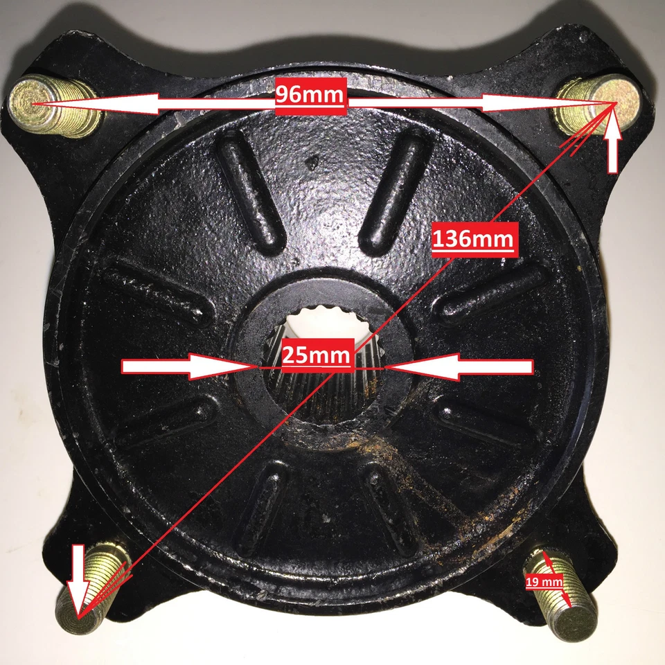 BUGGY REAR WHEEL MOUNTING HUB QUADZILLA PGO BR250 BUGRIDER BUGGY HEAVY DUTY TYPE - Image 1 of 4