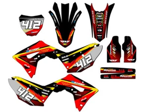Kit de gráficos Senge Red Senge 2017-2018 CRF 450 RX compatible con Honda - Imagen 1 de 10