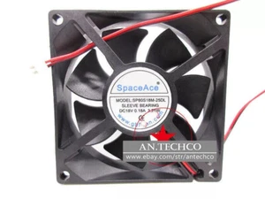 1 pcs SpaceAce SP80S18M-25DL 8025 18V 0.18A 3.25W chassis silent cooling fan - Bild 1 von 1