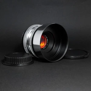 Silver Helios 44-2 2/58 Amber Flare&Bokeh Cine Mod | EF, Sony E, M4/3, PL, FX - Picture 1 of 14