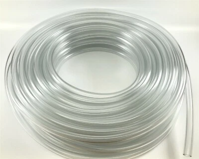 MVP 100' Roll of Heavy Duty Clear PVC Vinyl Tubing 3/8" ID x 9/16" OD USA Made - Image 1 of 2