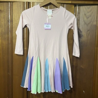 Nuevo con etiquetas Vestido LEMON LOVES LIMES Rosa Claro Niñas Niño Pequeño Talla 7 Nuevo Foto 1 de 4