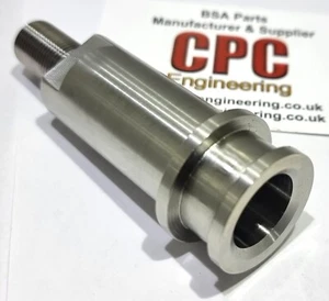 BSA 68-6121 Acero Inoxidable Maniquí Eje Fijo Eje Corto A50 A65 Reino Unido 9/16 CPC - Imagen 1 de 3