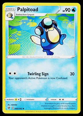 Palpitoad SWSH02: Rebel Clash #045/192 Uncommon - Image 1 of 2
