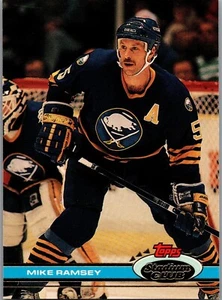 1991-92 Topps Stadium Club Hockey- #135 Mike Ramsey - Picture 1 of 2