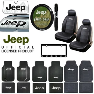 JEEP All Weather Floor Mats / Seat Covers / Steering Wheel Cover / Sun Shade - Bild 1 von 27