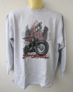 Sweatshirt mit Harley Harley Panhead Iron Rumbler Promodoro Pulli S M XXL Biker - Picture 1 of 2