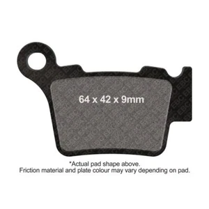 EBC Motorcycle R Series Brake Pads Rear Left Husaberg FS 570 Supermoto 2010-2011 - Picture 1 of 1