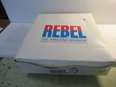 12 VINTAGE RARE Rebel  Minnow Fishing Lures  7-1/2” Big Game Saltwater Baits NOS - Image 1 of 4