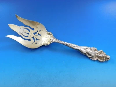 Tenedor para servir ensalada Love Disarmed by Reed and Barton Sterling Old Light GW 11" Foto 1 de 4