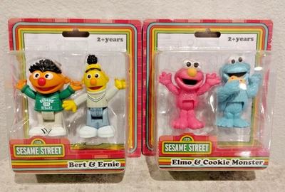 FIGURAS POSABLES SESAME STREET BERT & ERNIE ELMO & COOKIE MONSTER ¡SOLO JUEGA! Foto 1 de 4