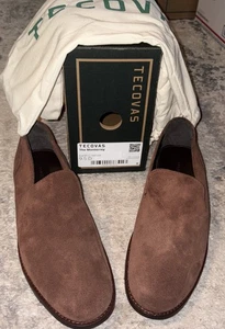*NEU* Tecovas Herren Monterrey Erde Rindsleder Halbschuh 9,5 D mit Karton - Bild 1 von 10
