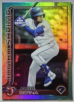 2025 Topps Pro Debut JARED SERNA Aqua Foil /75 #PD-121 - Image 1 of 2