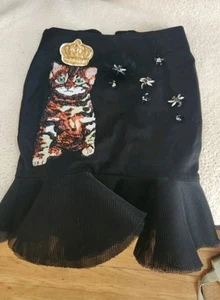 DoIce&Gabbana cat crown skirt Runway sz S - Picture 1 of 5