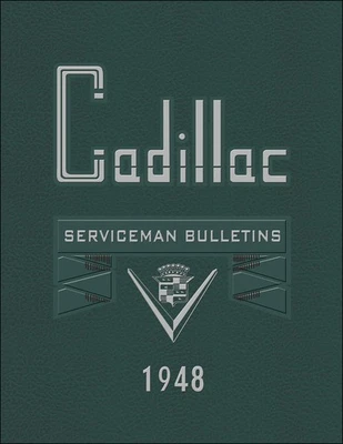 1948 Cadillac Service Man Boletins Loja Manual Atualizações ServiceMan Livro de Reparo - Imagem 1 de 4