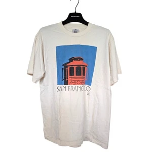 Vintage 90's San Francisco Lee T-Shirt Medium - Picture 1 of 8