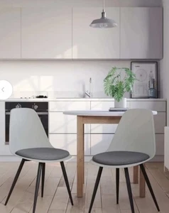 Marks and Spencer M&S Nord Grey Set of 2 Dining Chairs RRP £199 - Picture 1 of 1