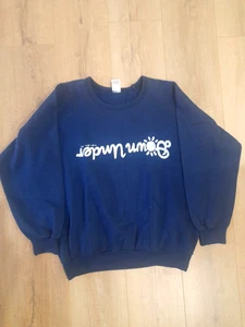 Vintage Ken Done 1983 Australia Down Under Blue Sweater Large Made in Australia - Bild 1 von 3