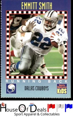 1994 Sports Illustrated for Kids #256 Emmitt Smith Dallas Cowboys Football card - Image 1 of 2