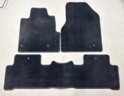 Juego completo de 3 alfombrillas negras Acura MDX o Honda Pilot 2007-2013 Foto 1 de 4