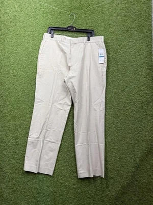 Pantalones de lino Cubavera para hombre 36x30 pantalones plisados preppy playa comodidad nuevos con etiquetas Foto 1 de 4