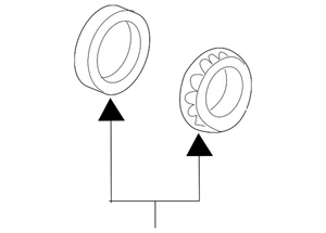 Genuine GM Rear Inner Wheel Bearing 25855295 - Picture 1 of 3