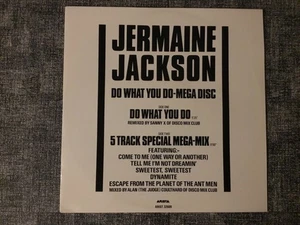 Jermaine Jackson - Do What You Do (Remix), 1985 Mega Disc, 12” Vinyl. - Bild 1 von 4
