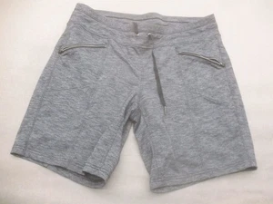 Athleta Größe L Damen grau Kordelzug Reißverschlusstaschen Activewear Sportshorts 730 - Bild 1 von 8