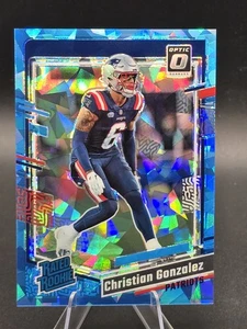 Donruss Optic Christian Gonzalez 2023 azul hielo agrietado clasificación Prizm novato RC/15 - Imagen 1 de 2