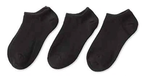 Jefferies 3 Pack Black Seamless Liner Socks Girls Size M L111418 - Picture 1 of 1