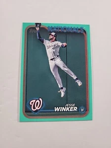 2024 Topps Update Jesse Winker Aqua US164 - Picture 1 of 2