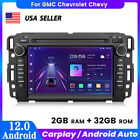 Car Radio Stereo GPS Navi 32G Android CarPlay For GMC Yukon Chevy Tahoe Suburban