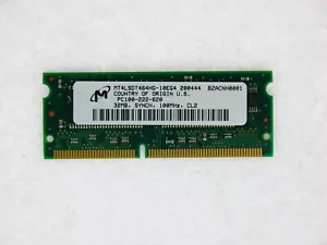MT4LSDT464HG-10EG4 MICRON MEMORY 32MB PC100 CL2 SODIMM - Picture 1 of 1