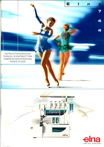 Elna 744 Instruction Manual User Guide 100 Pages Coil Bound Full Color - Picture 1 of 2