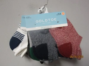 Gildan Goldtoe Edition Toddler 6-Pair No Show Socks LOT OF 2! Size M 2T-3T - Picture 1 of 4
