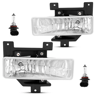 Driver& Passenger Side Fog Lights For Ford F-150 F-250 Expedition 1997 1998 - Image 1 of 4