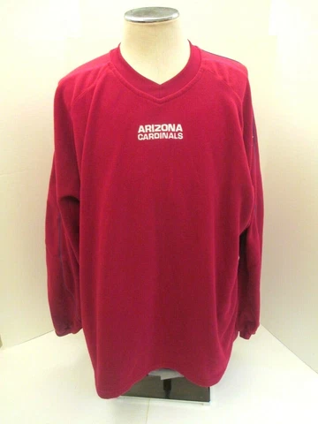 NFL Arizona Cardinals Puma Red Fleece Men's XL Long Sleeve Sweater New W/O Tags Cover