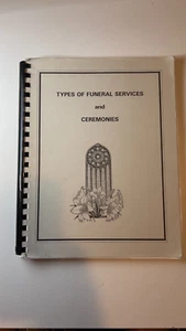Funeral Services & Ceremonies Paperback Spiral Textbook - Picture 1 of 2