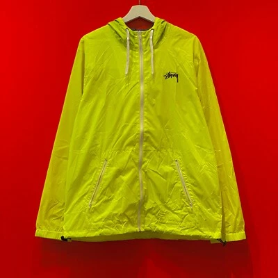 STUSSY NYLON STOCK JACKET NEON YELLOW - Image 1 of 2