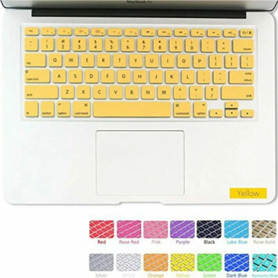 Keyboard Skin Film For Apple Macbook Pro 13" 15" Retina Air 11" Fashion Slim New - Image 1 of 4