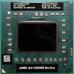 AMD A4-4300M AM4300DEC23HJ 2.5GHZ Socket FS1 CPU - Picture 1 of 3