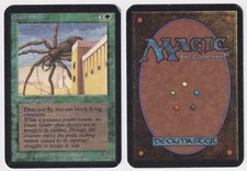 Giant Spider - MP- MTG-magic - Alpha Set -