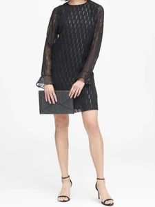 Neu mit Etikett Banana Republic neu $ 139 Damen Rüschen-Manschette Schichtkleid Größe 00P,0P, 0,4P, 4,14 - Bild 1 von 3