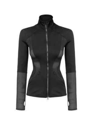 Adidas от Stella McCartney Essentials средний слой трек верхний черный женщин SZ M новый с Ярлыками - Изображение 1 из 4