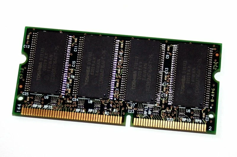 Kingston KTM-TP133/128 156MB PC133 PC100 SDRAM 133 MHz SO-DIMM 144pin laptop RAM - Image 1 of 1
