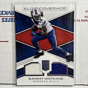 2017 Panini Elite Elite Coverage Sammy Watkins #25 Dual Patch Relic Bills - Bild 1 von 6