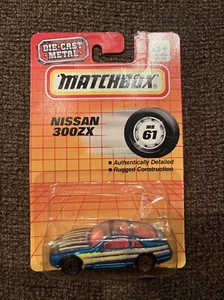 1993 Matchbox Teal Nissan 300zx MB61 Die Cast - Sealed - Picture 1 of 2